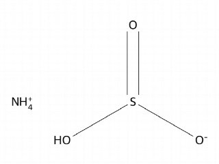 Ammonium Bisulphite Solution chemical structure